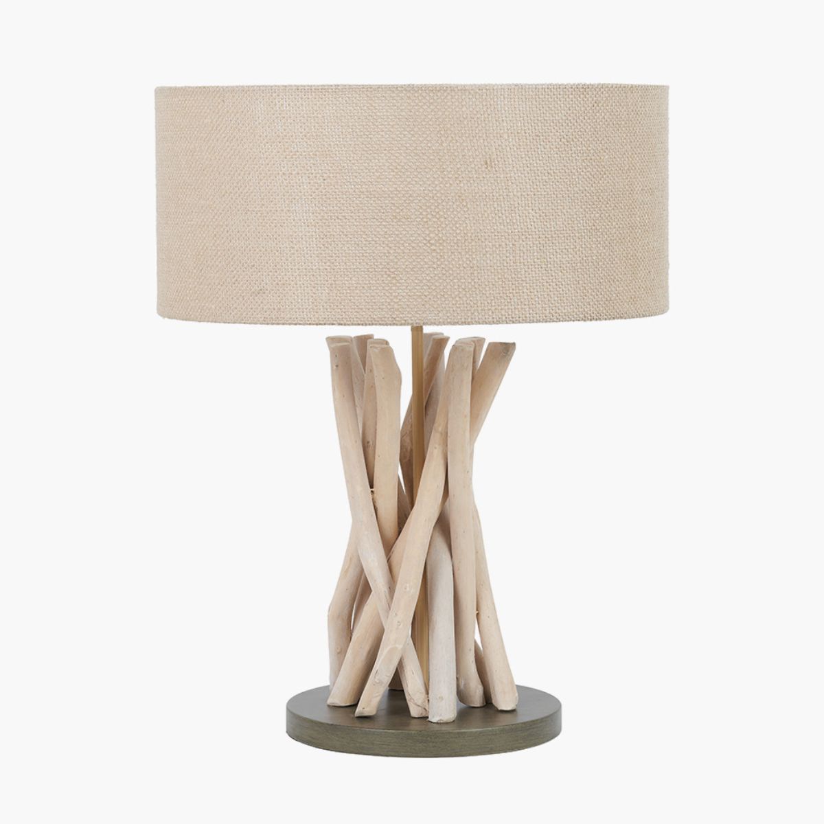 Pacific Lifestyle Derna Drift Wood & Natural Jute Table Lamp