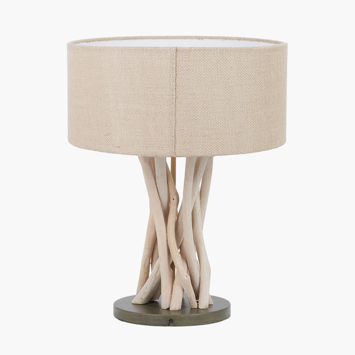 Pacific Lifestyle Derna Drift Wood & Natural Jute Table Lamp