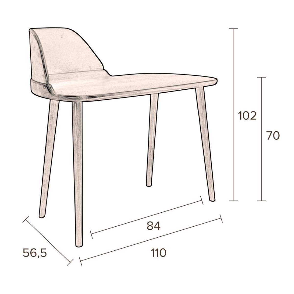 Dutch Bone Desk Table Finn