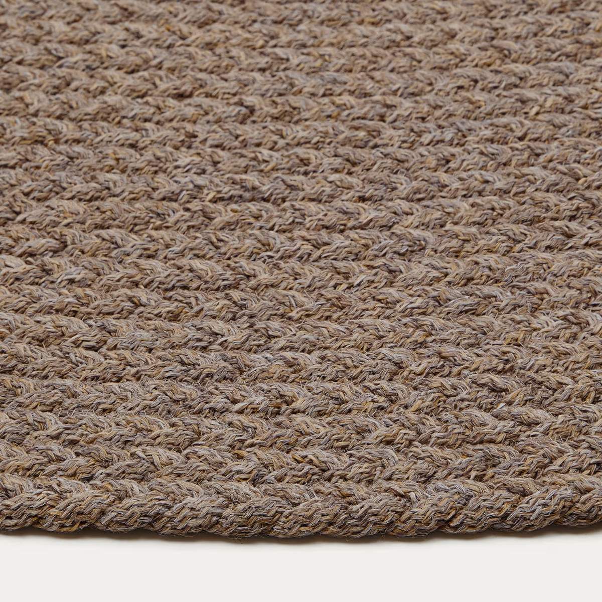 Kave Home Rug Despas in synthetic fibers beige Ø150 cm