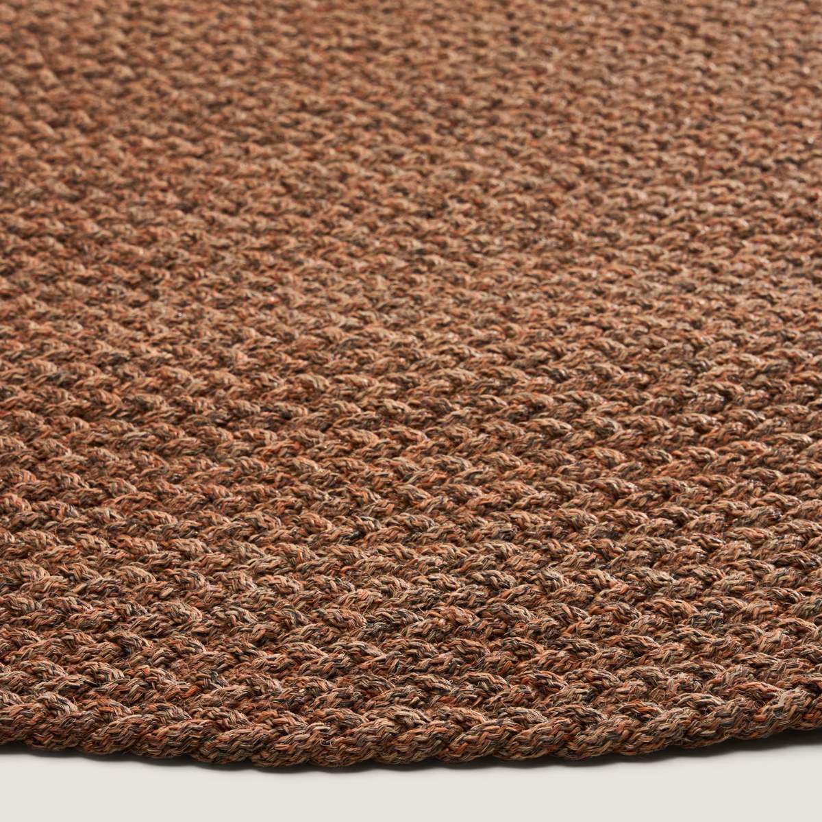 Kave Home Rug Despas in synthetic fibers terracotta Ø200 cm