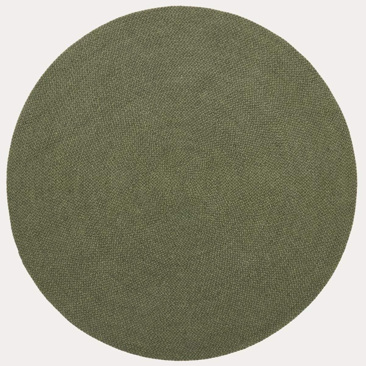 Kave Home Despas beige round rug made from synthetic fibres Ø 200 cm