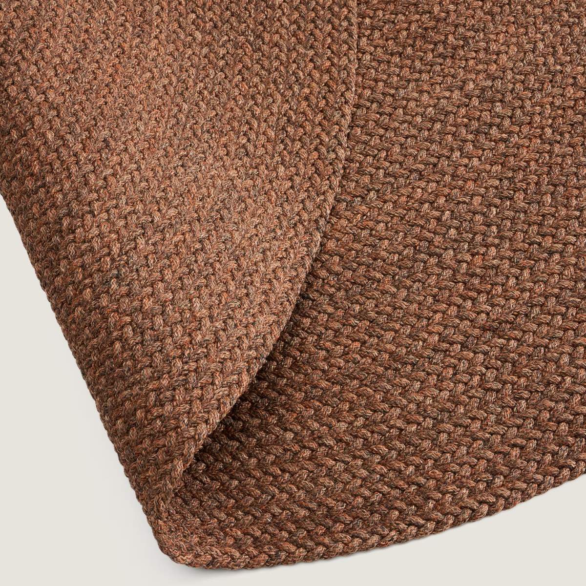 Kave Home Rug Despas in synthetic fibers terracotta Ø200 cm