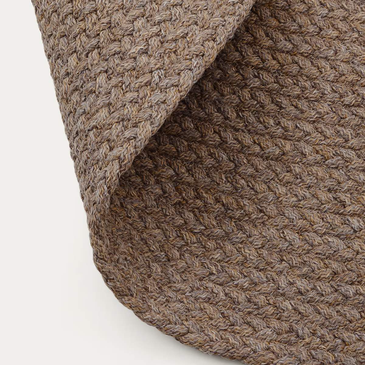 Kave Home Rug Despas in synthetic fibers beige Ø150 cm