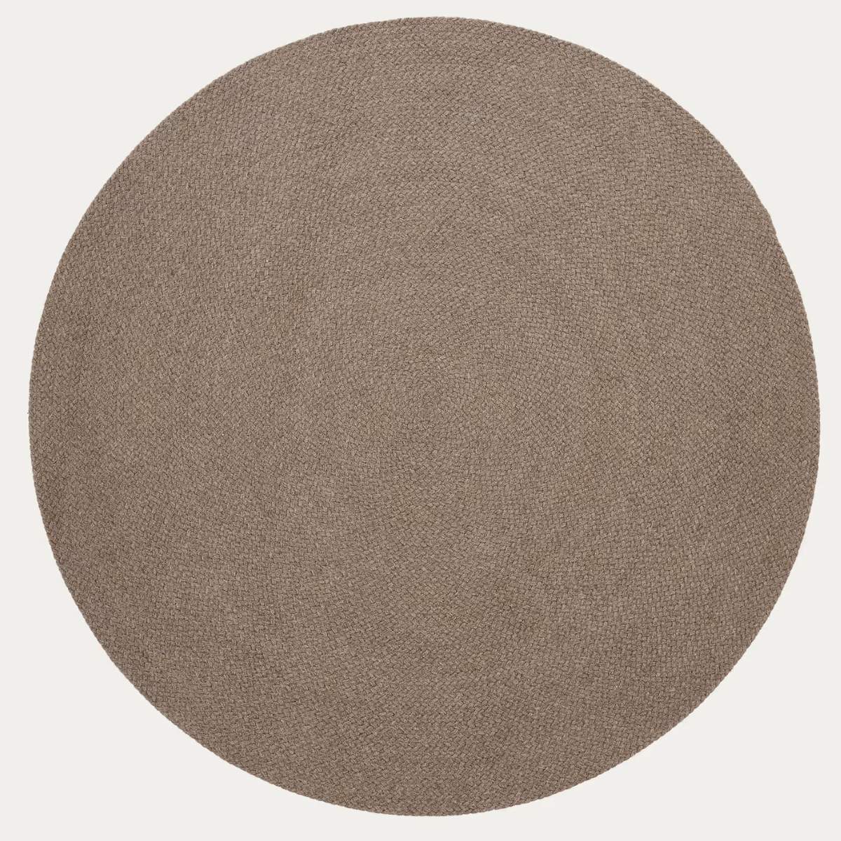 Kave Home Despas beige round rug made from synthetic fibres Ø 200 cm