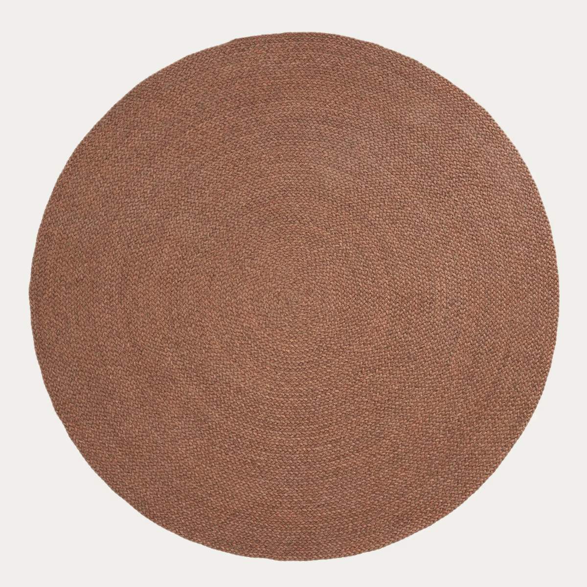 Kave Home Rug Despas in synthetic fibers terracotta Ø200 cm