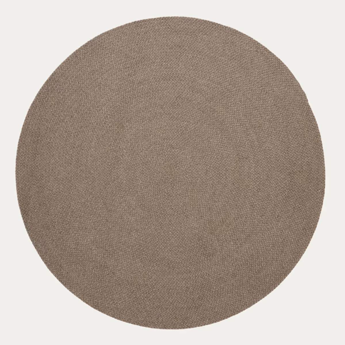 Kave Home Rug Despas in synthetic fibers beige Ø150 cm