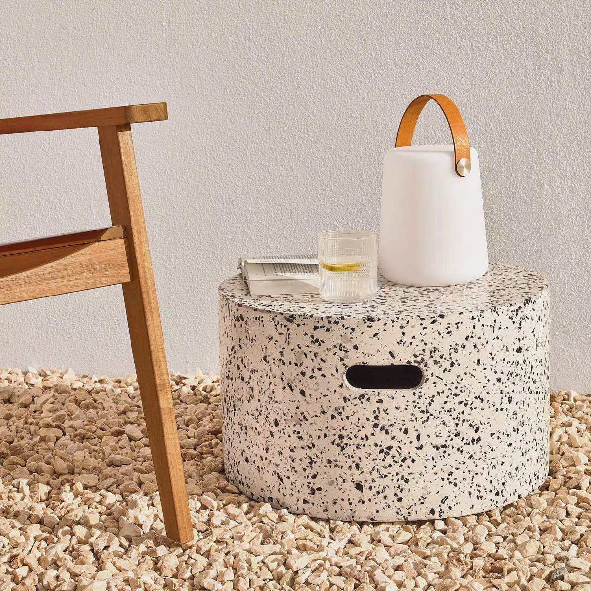 Kave Home Dialma table lamp with brown flex