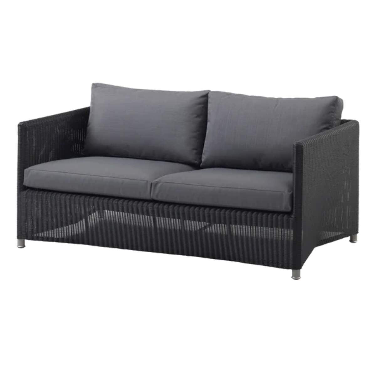 Cane-line Diamond 2-Seater Sofa - Taupe + Free Cover