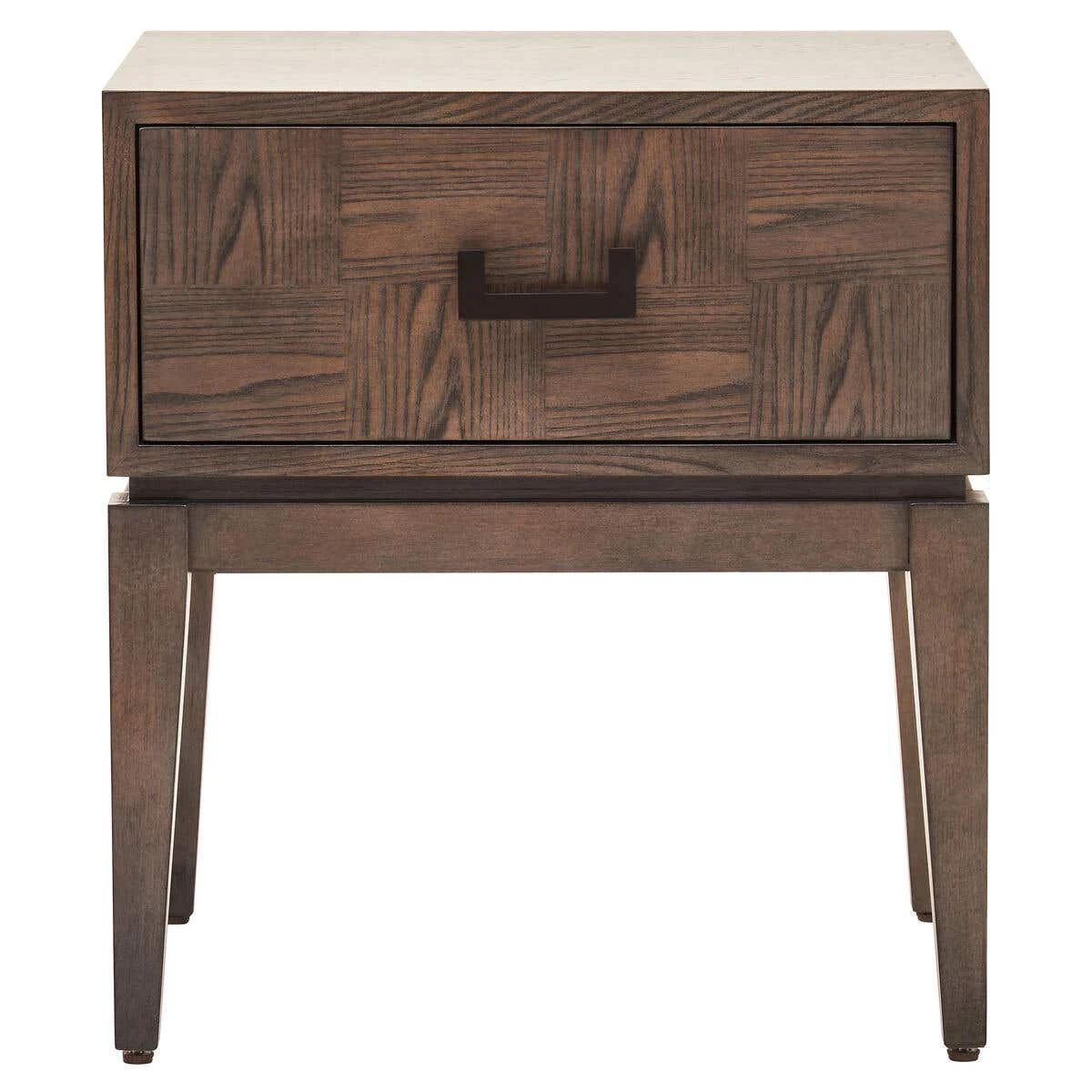 Beaumonde Home Dimaro Antique Grey One Drawer Side Table