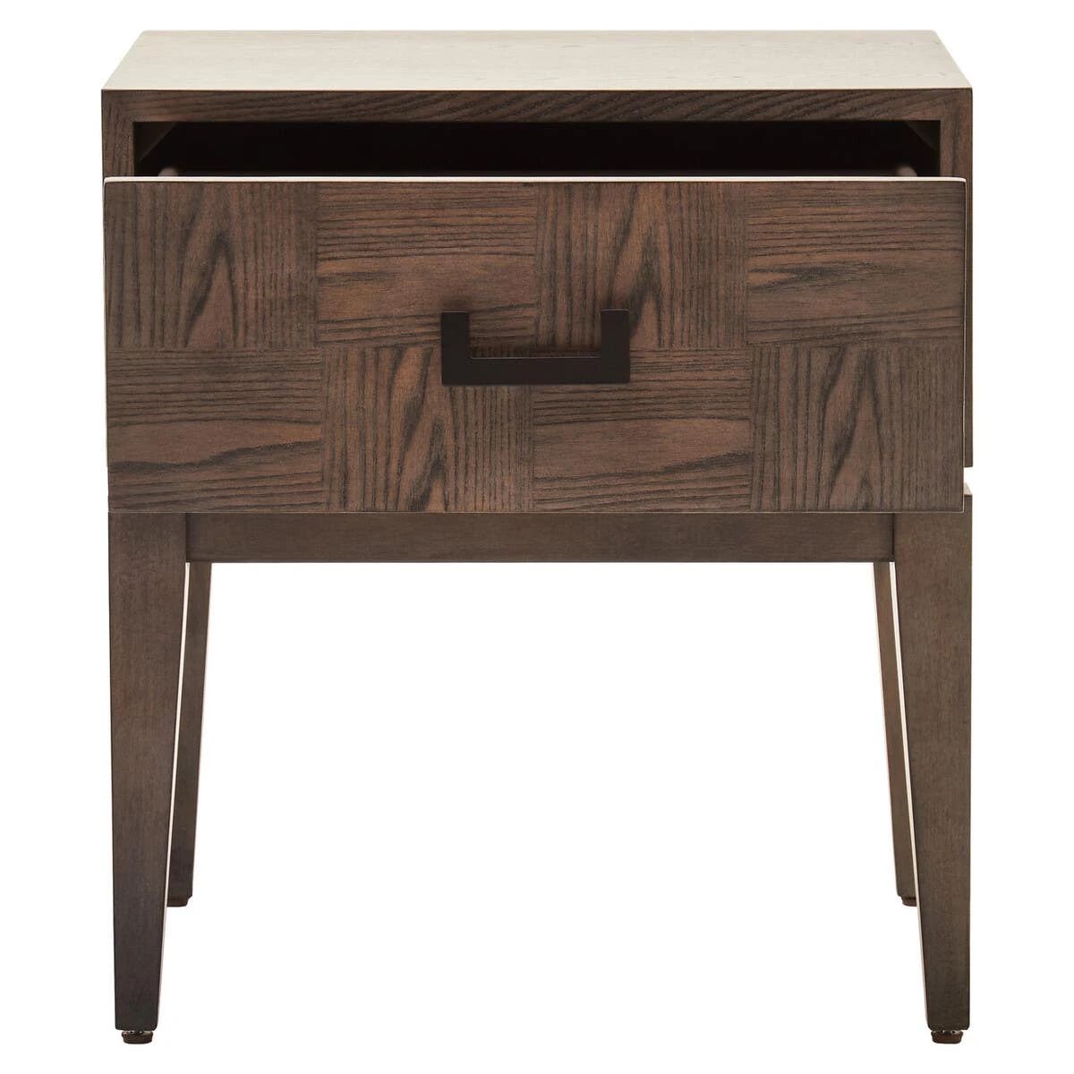 Beaumonde Home Dimaro Antique Grey One Drawer Side Table