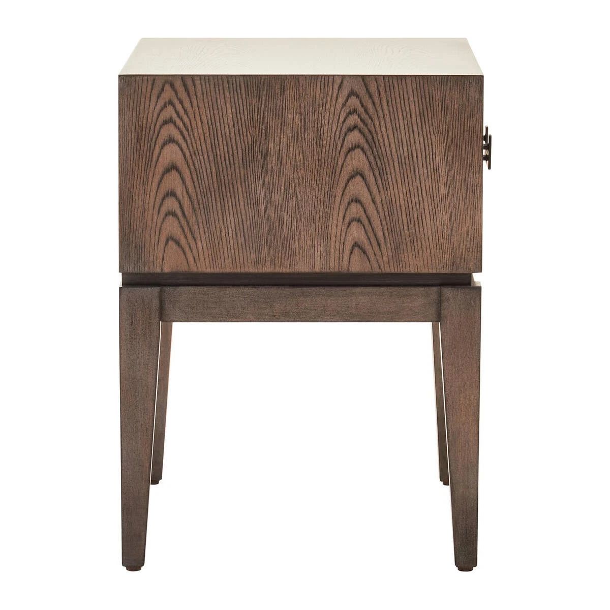 Beaumonde Home Dimaro Antique Grey One Drawer Side Table