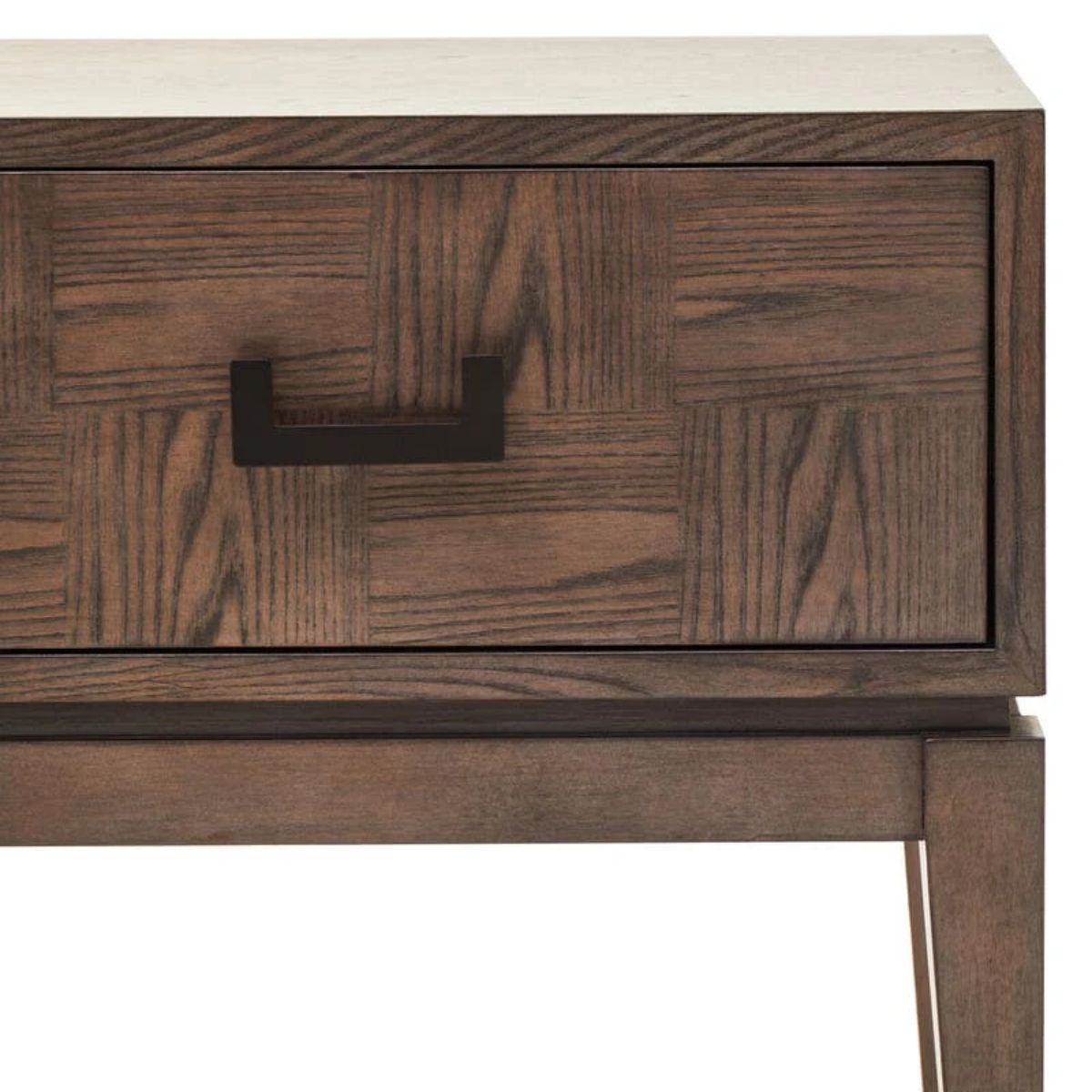 Beaumonde Home Dimaro Antique Grey One Drawer Side Table