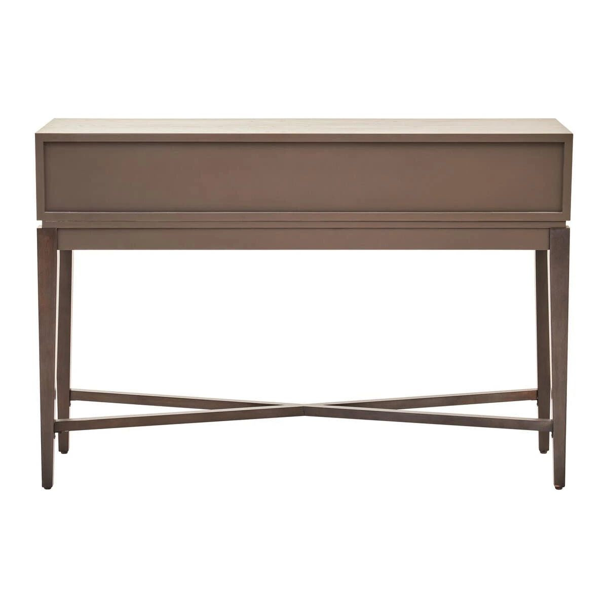 Beaumonde Home Dimaro Antique Grey Two Drawer Console Table