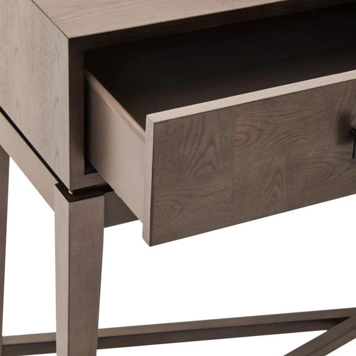 Beaumonde Home Dimaro Antique Grey Two Drawer Console Table