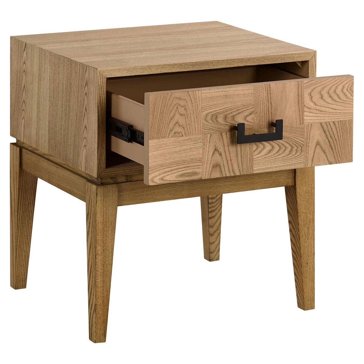 Beaumonde Home Dimaro Natural One Drawer Side Table