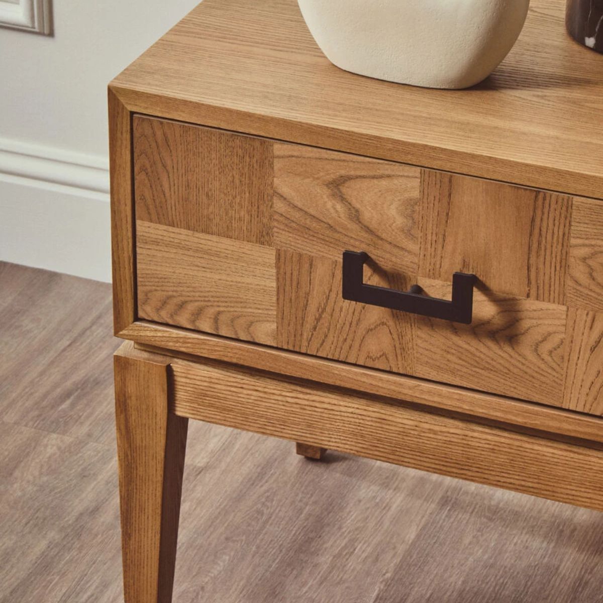 Beaumonde Home Dimaro Natural One Drawer Side Table