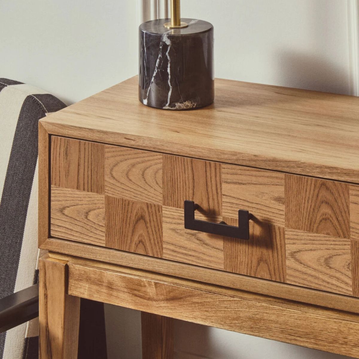 Beaumonde Home Dimaro Natural Two Drawer Console Table