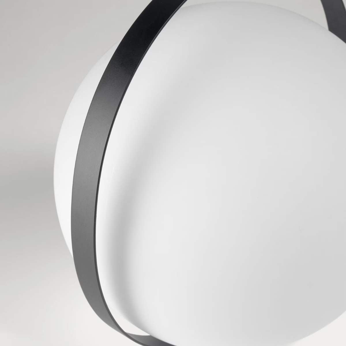 Kave Home Dinesh table lamp with black steel flex