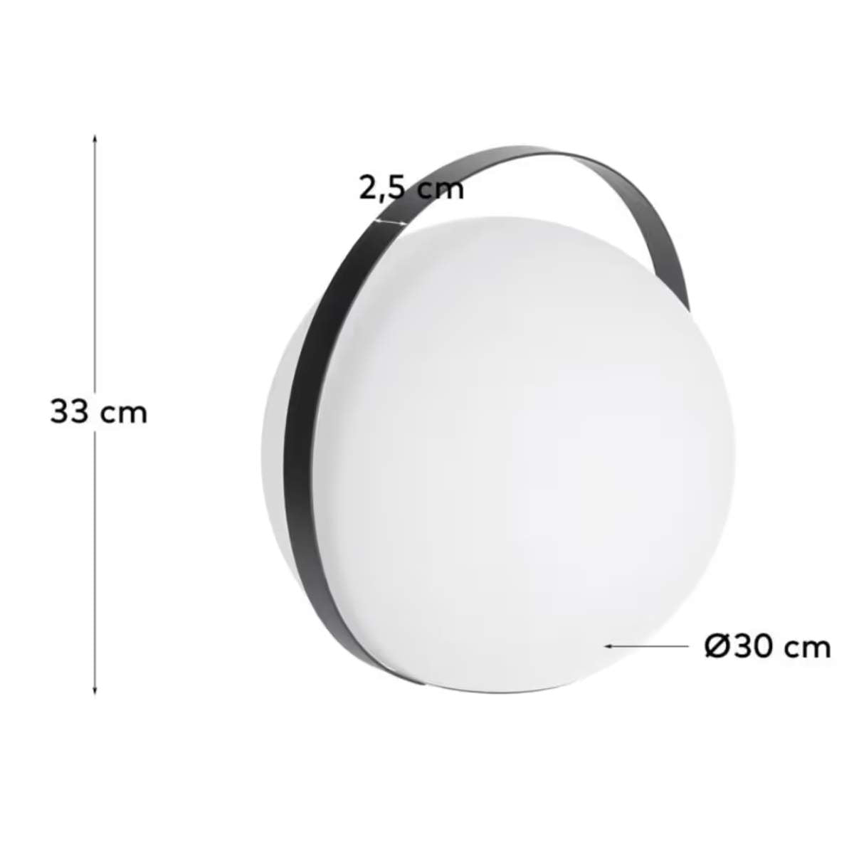 Kave Home Dinesh table lamp with black steel flex