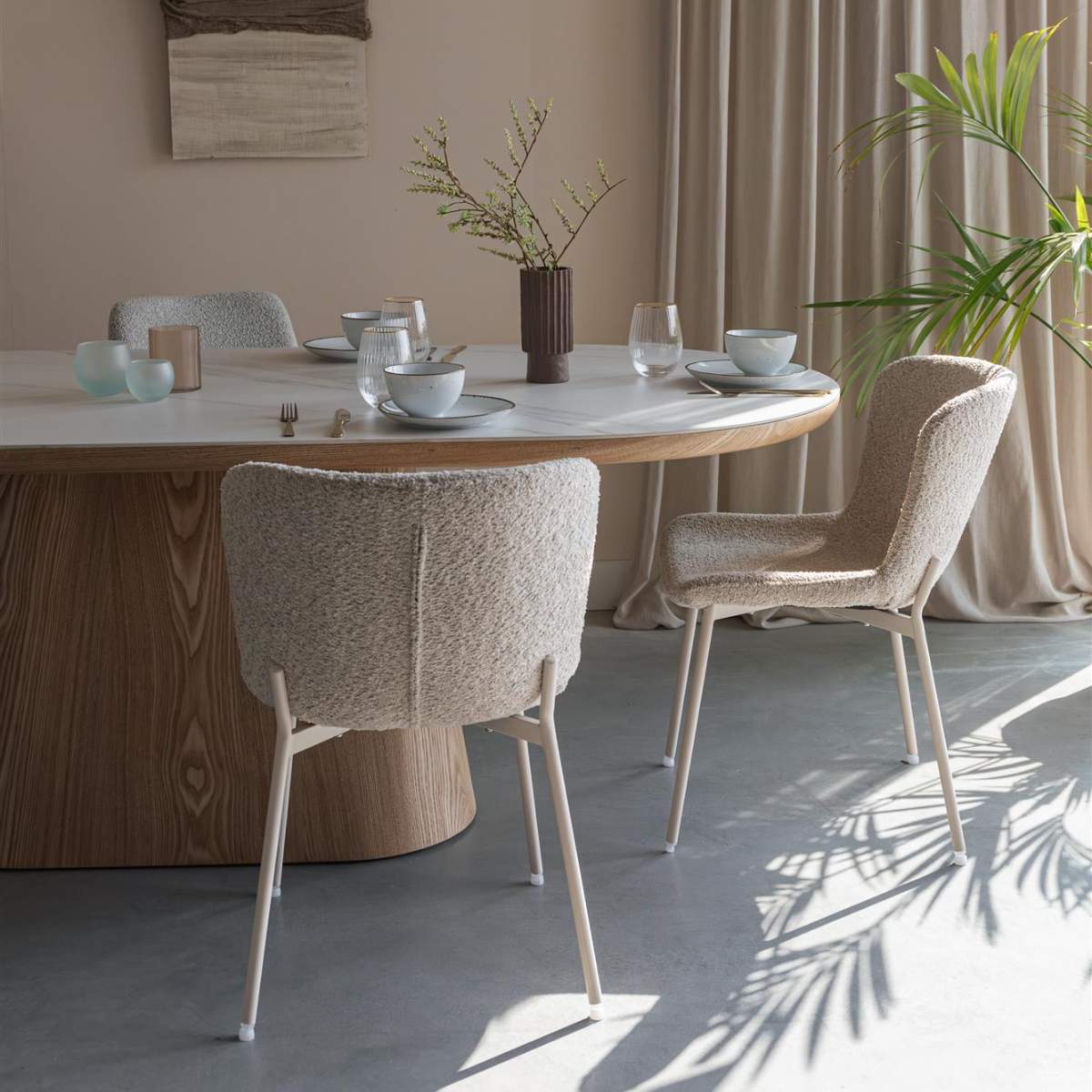 Beau&Co Dining Table Almira Oval 180