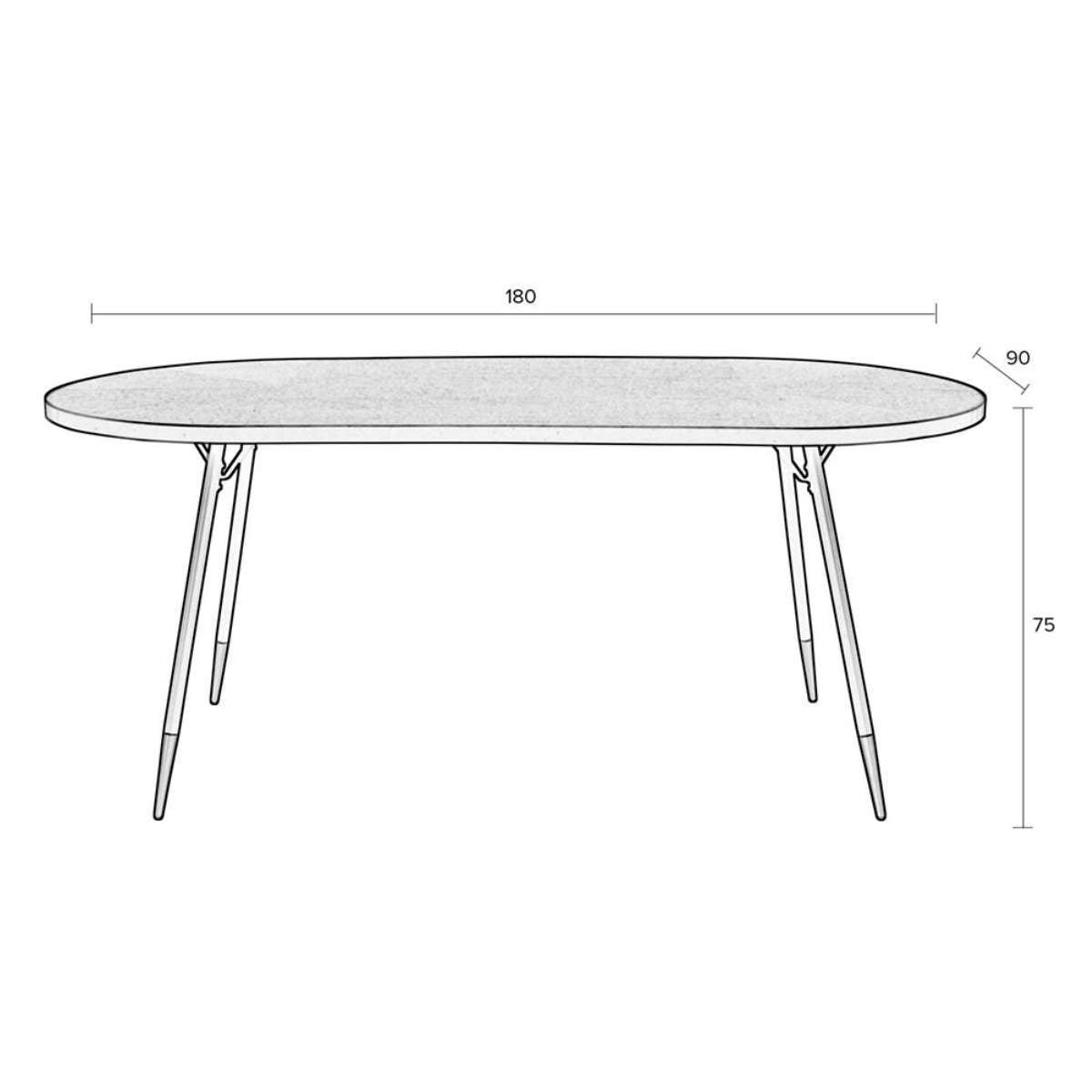 Beau&Co Dining Table Denise 200