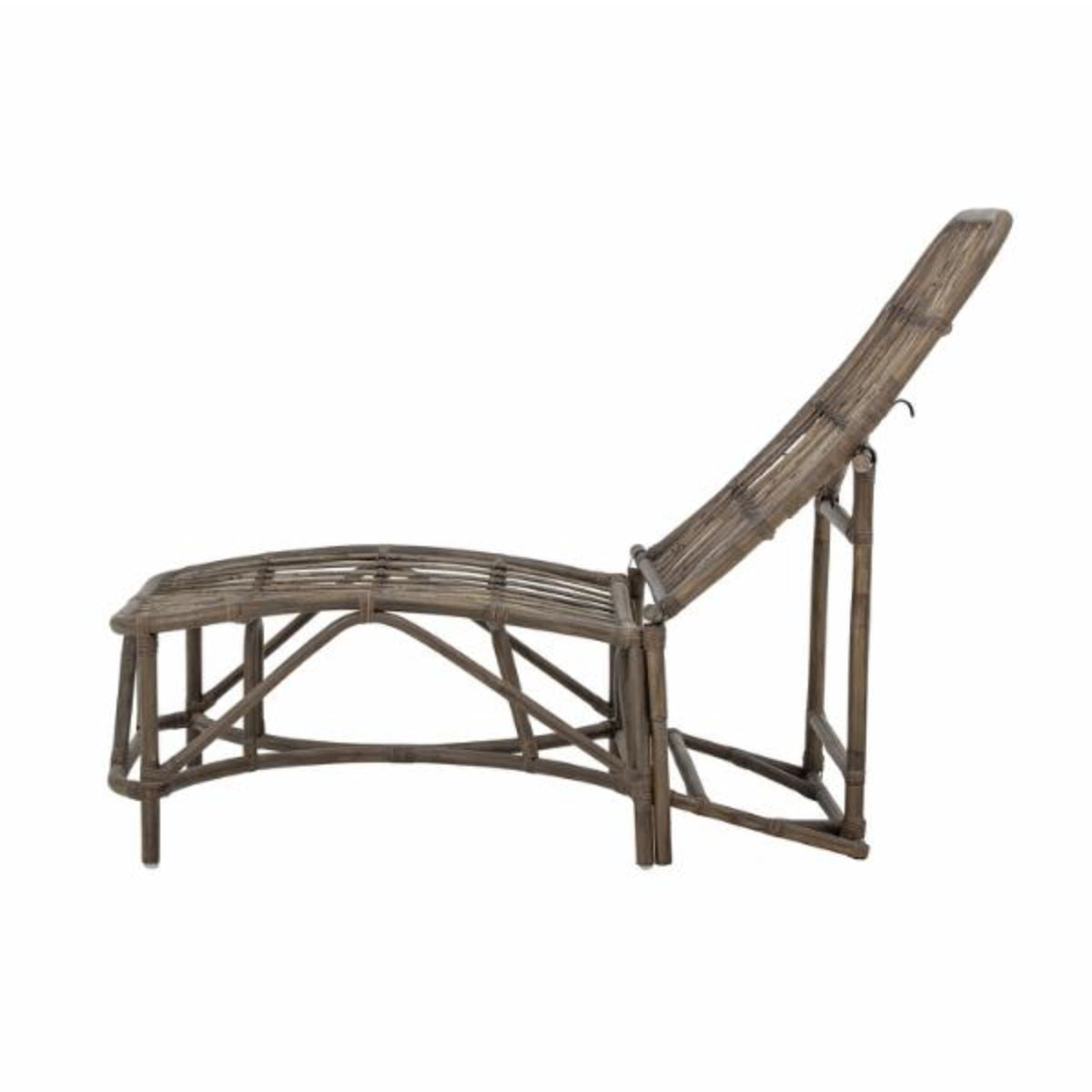 Bloomingville Dione Deck Chair - Brown Rattan