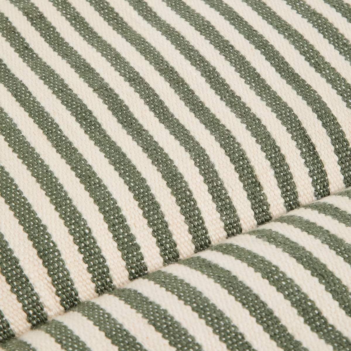 Kave Home Dirome orange striped 100% PET sun lounger cushion 50 x 175cm