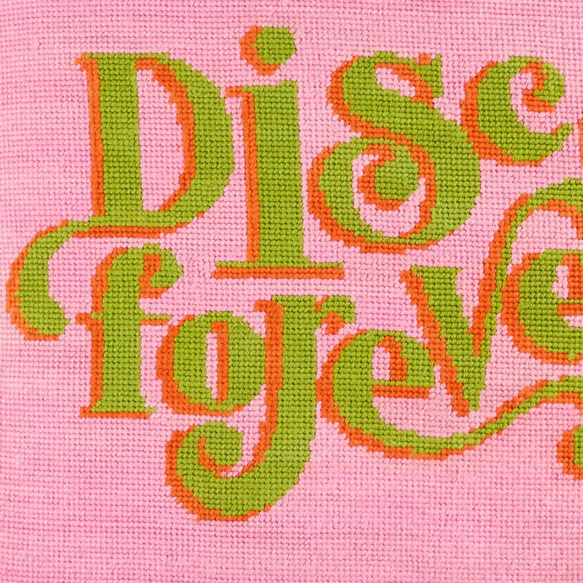 Jonathan Adler Disco Forever Needlepoint Cushion