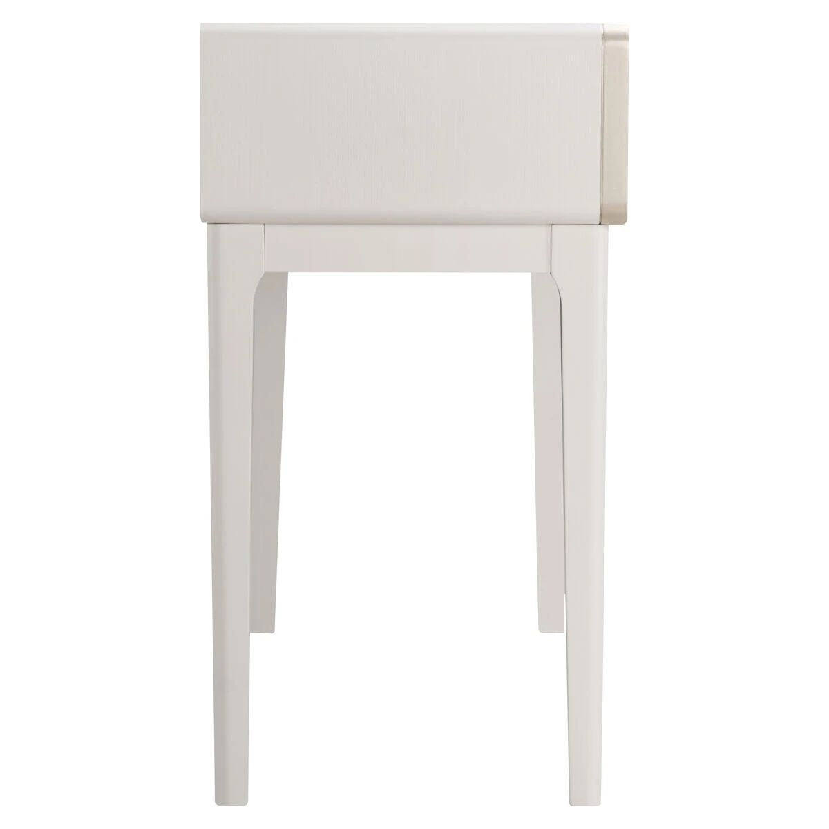 Beaumonde Home Dorsino Ivory Wood Veneer Two Drawer Dressing Table