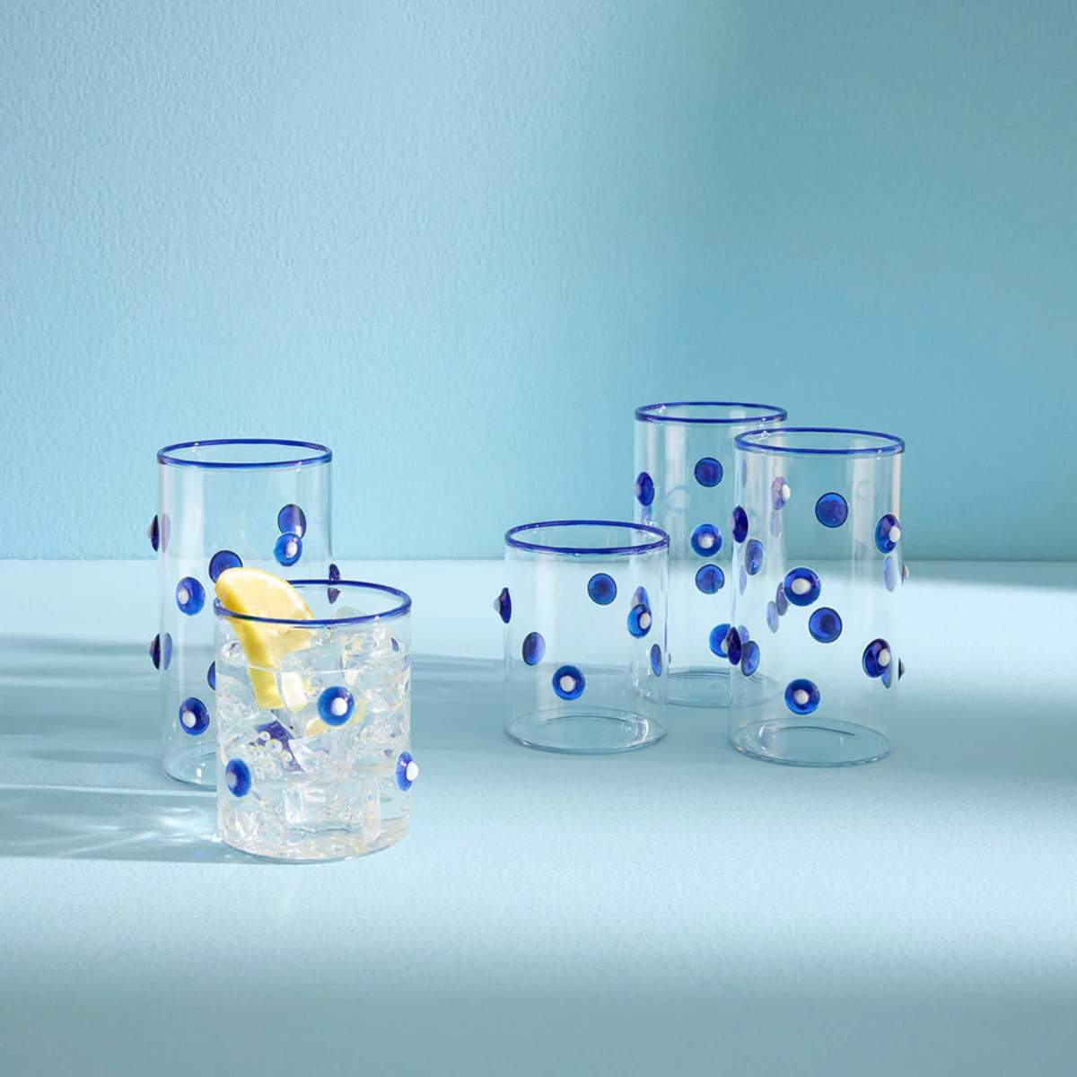Jonathan Adler Dottie Rocks Glassware Set