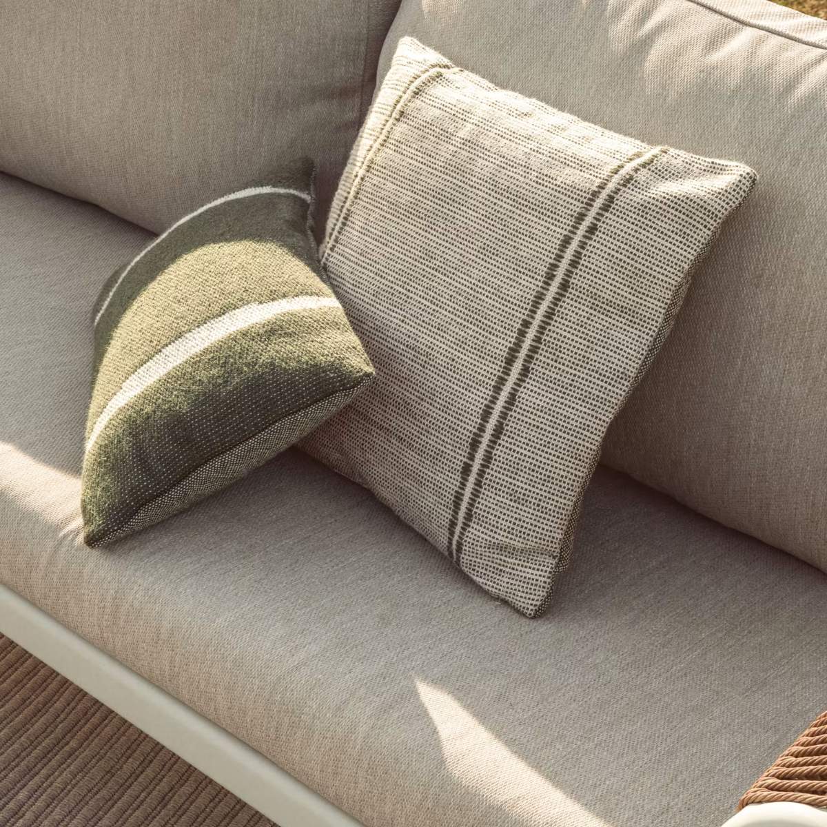 Kave Home Drati yellow 100% PET cushion cover 45 x 45 cm