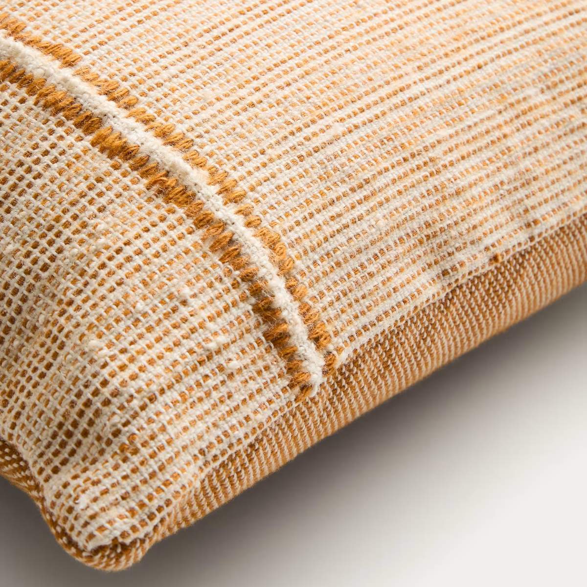 Kave Home Drati yellow 100% PET cushion cover 45 x 45 cm