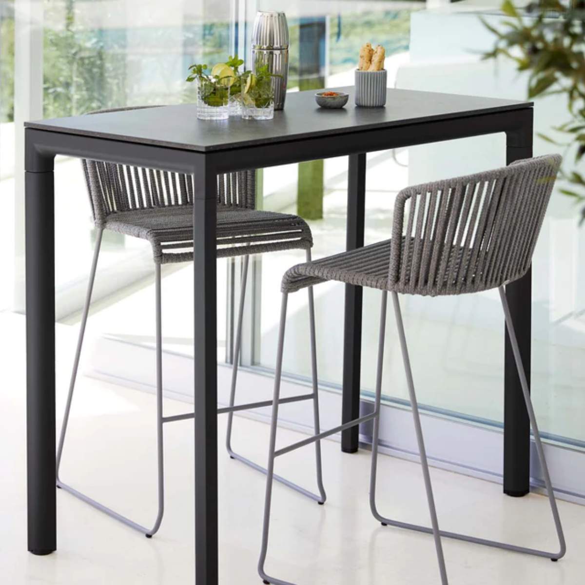 Cane-line Drop Bar Table, 150X75 cm