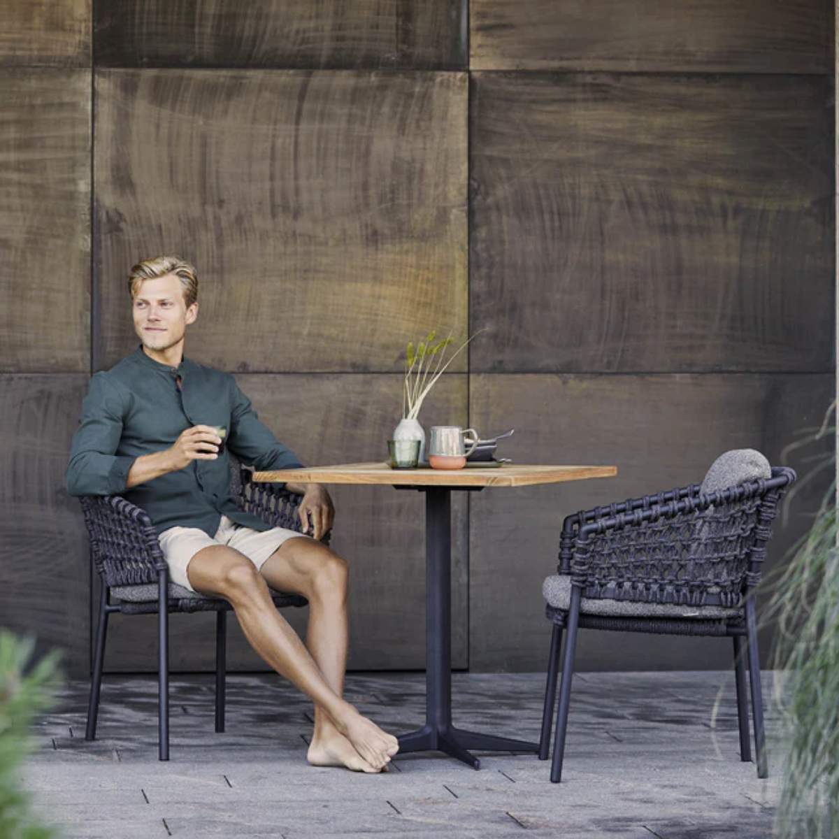 Cane-line Drop Café Table 72X72 cm