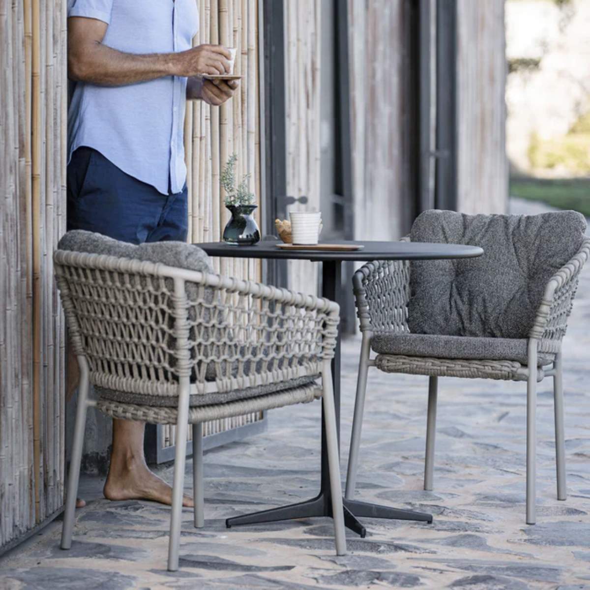 Cane-line Drop Café Table Dia. 60 cm