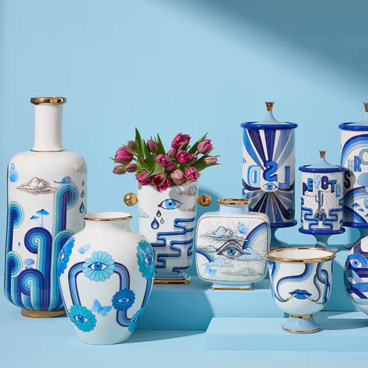 Jonathan Adler Druggist Shrooms Canister