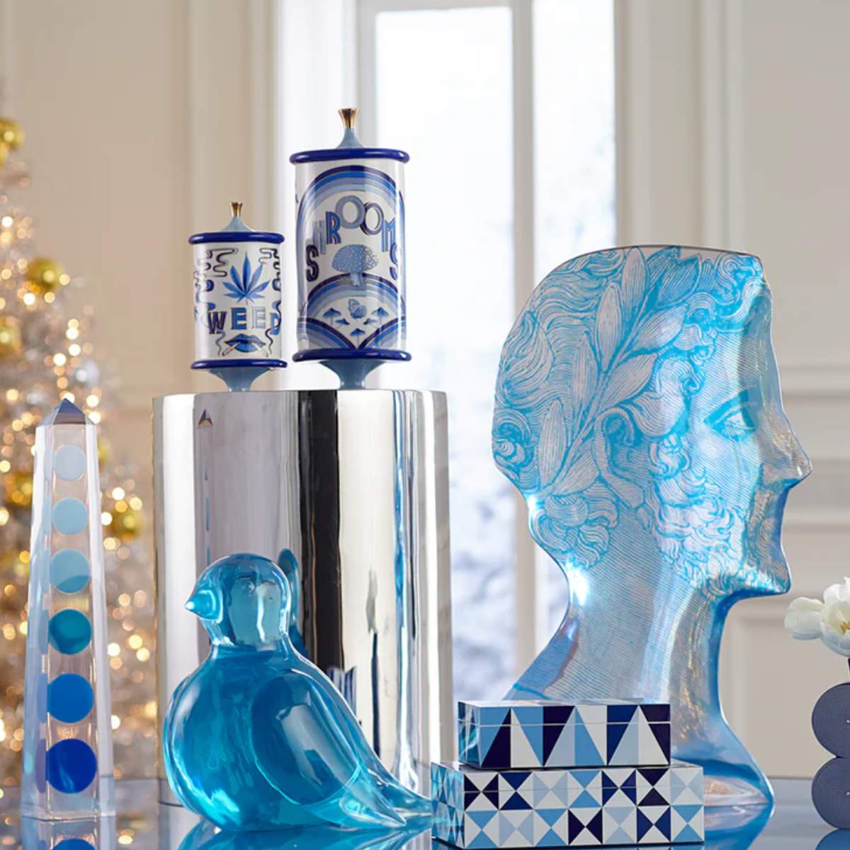Jonathan Adler Druggist Shrooms Canister