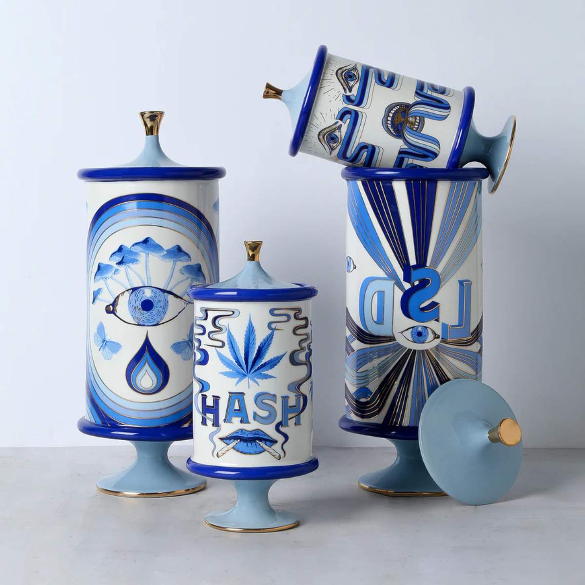 Jonathan Adler Druggist Weed Canister