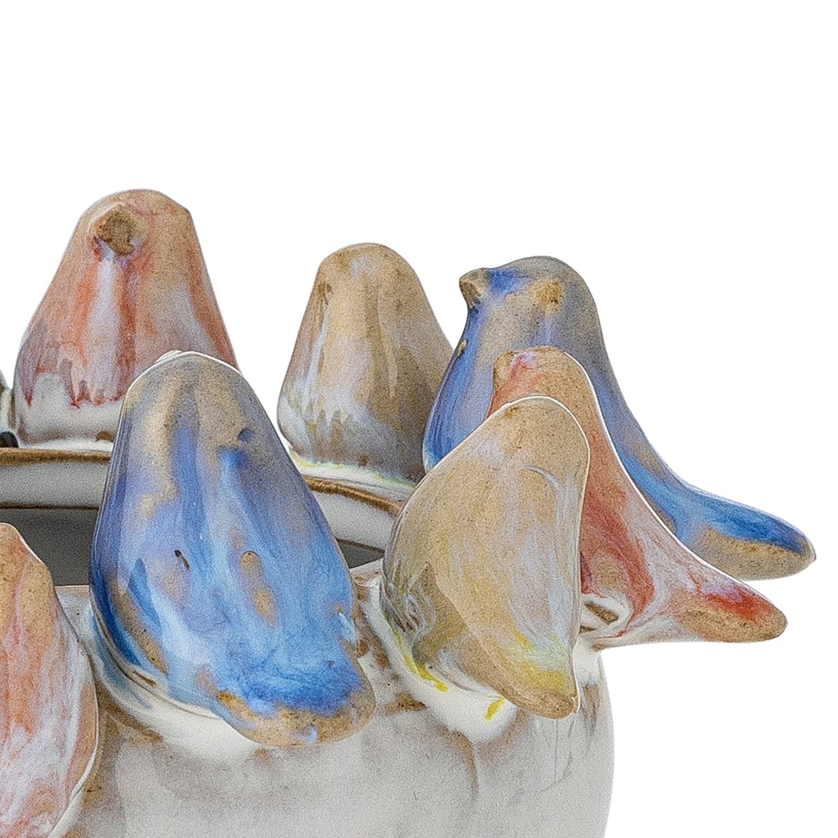 Eanna Flowerpot, Grey, Stoneware Close Up Beaumonde

