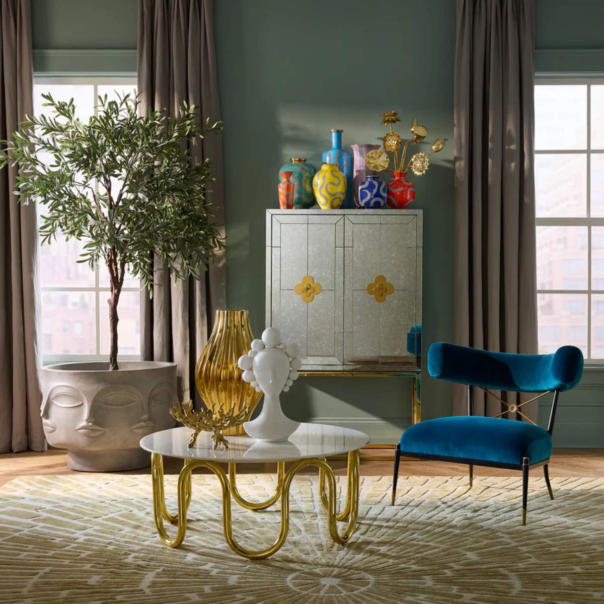 Jonathan Adler Eden Cinched Vase