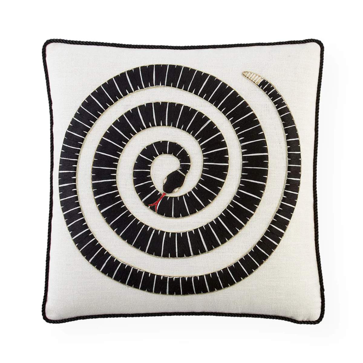 Jonathan Adler Eden Coil Embroidered Cushion