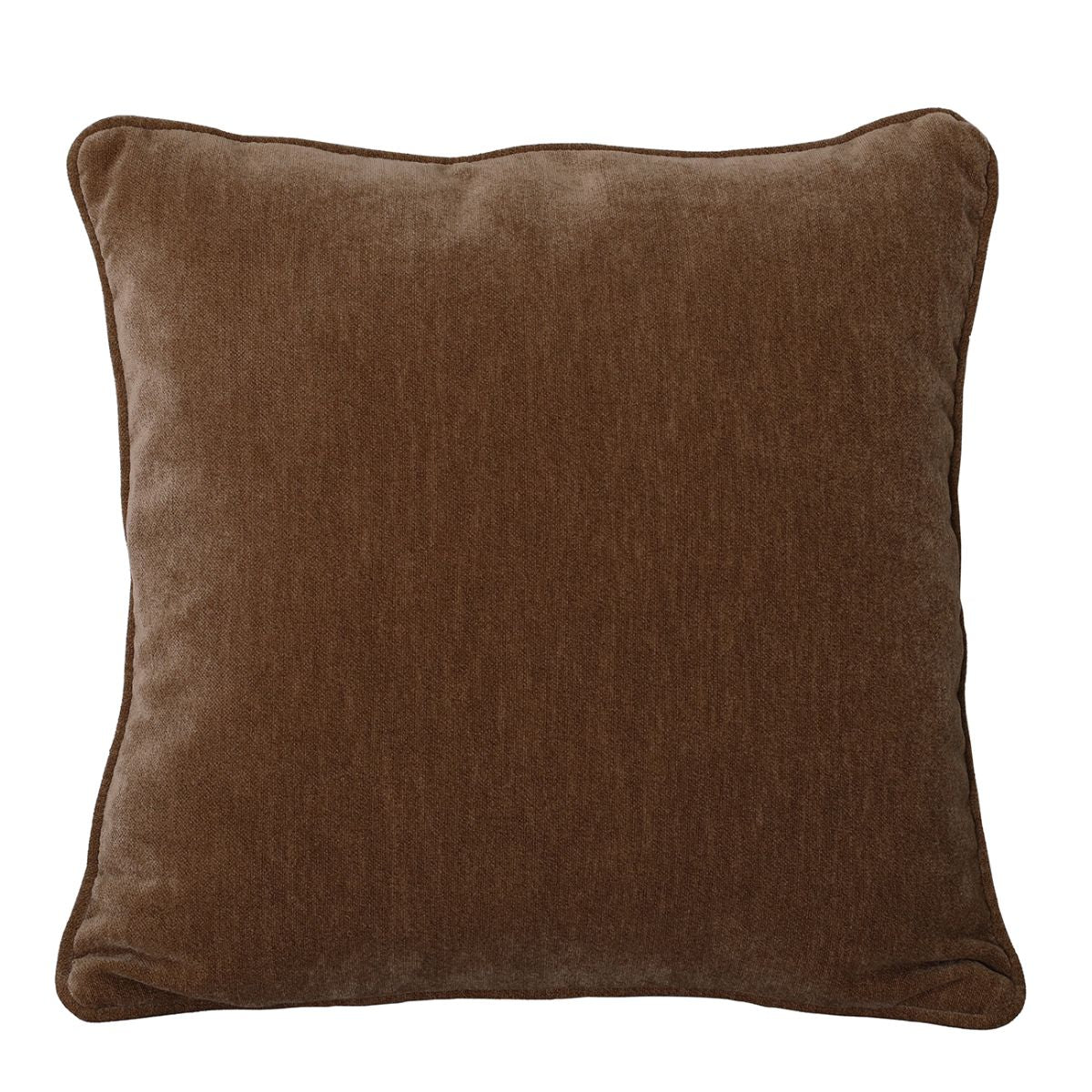 Libra Interiors Eden Cushion in Mocha Velvet 47x47cm - Set of 2