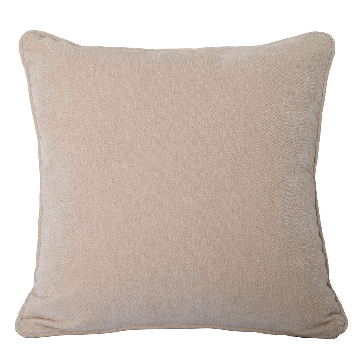 Libra Interiors Eden Cushion in Warm Stone Velvet 47x47cm - Set of 2