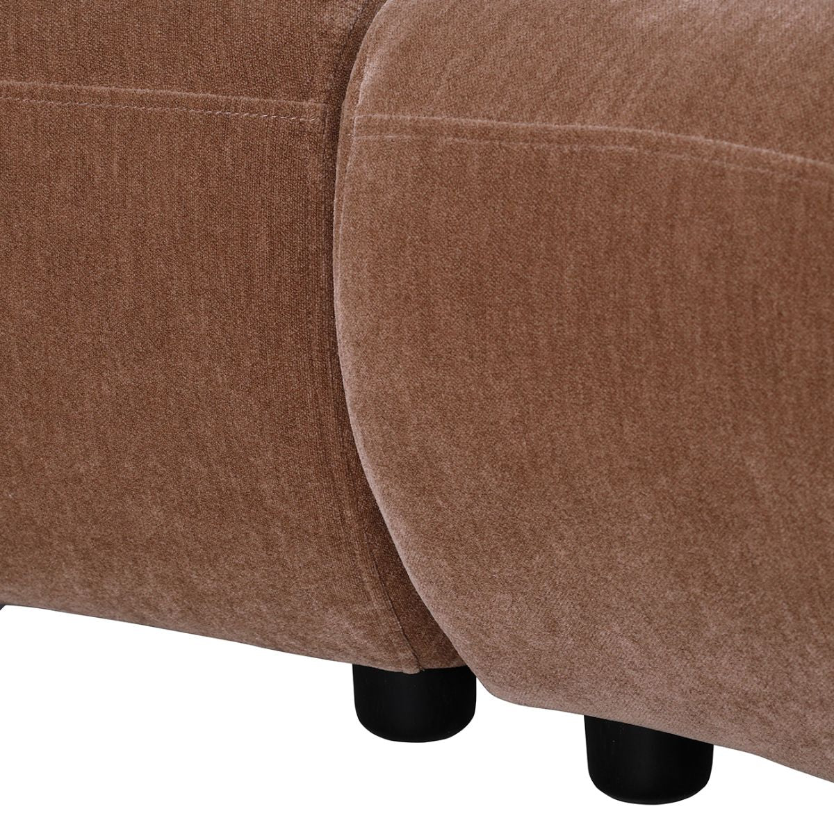 Libra Interiors Eden Modular Sofa in Mocha Velvet
