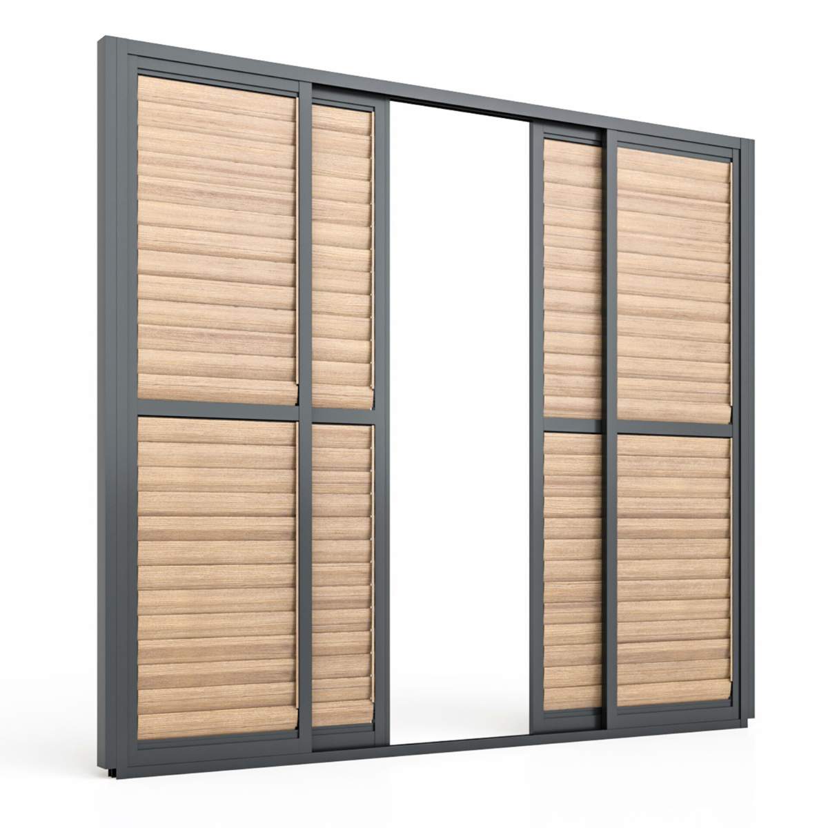 Maze - Eden Pergola Sliding Louvre Panel Door