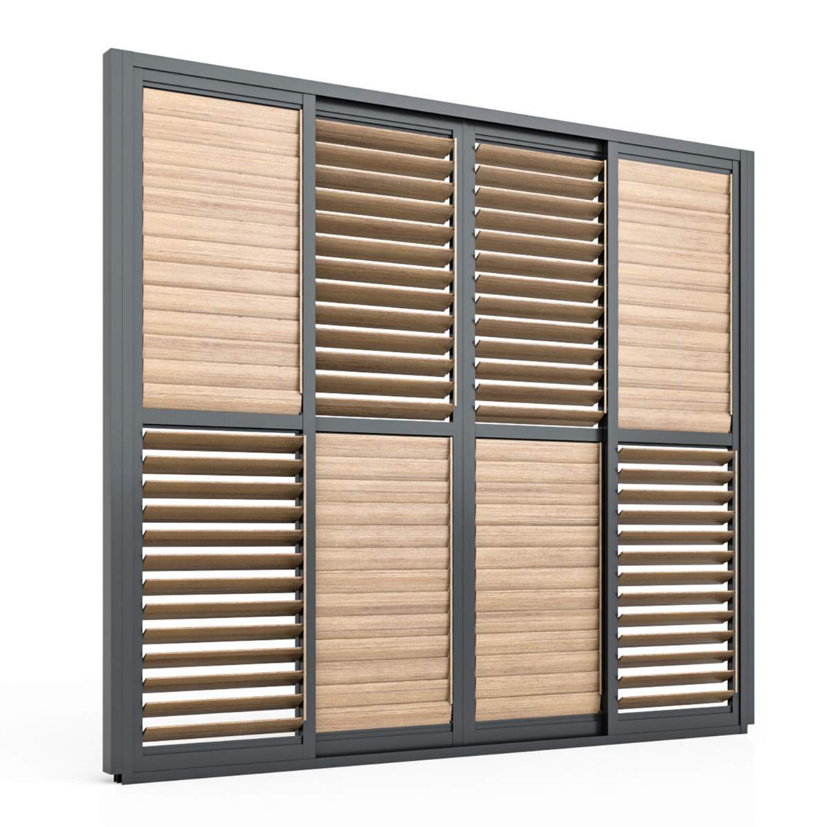 Maze - Eden Pergola Sliding Louvre Panel Door