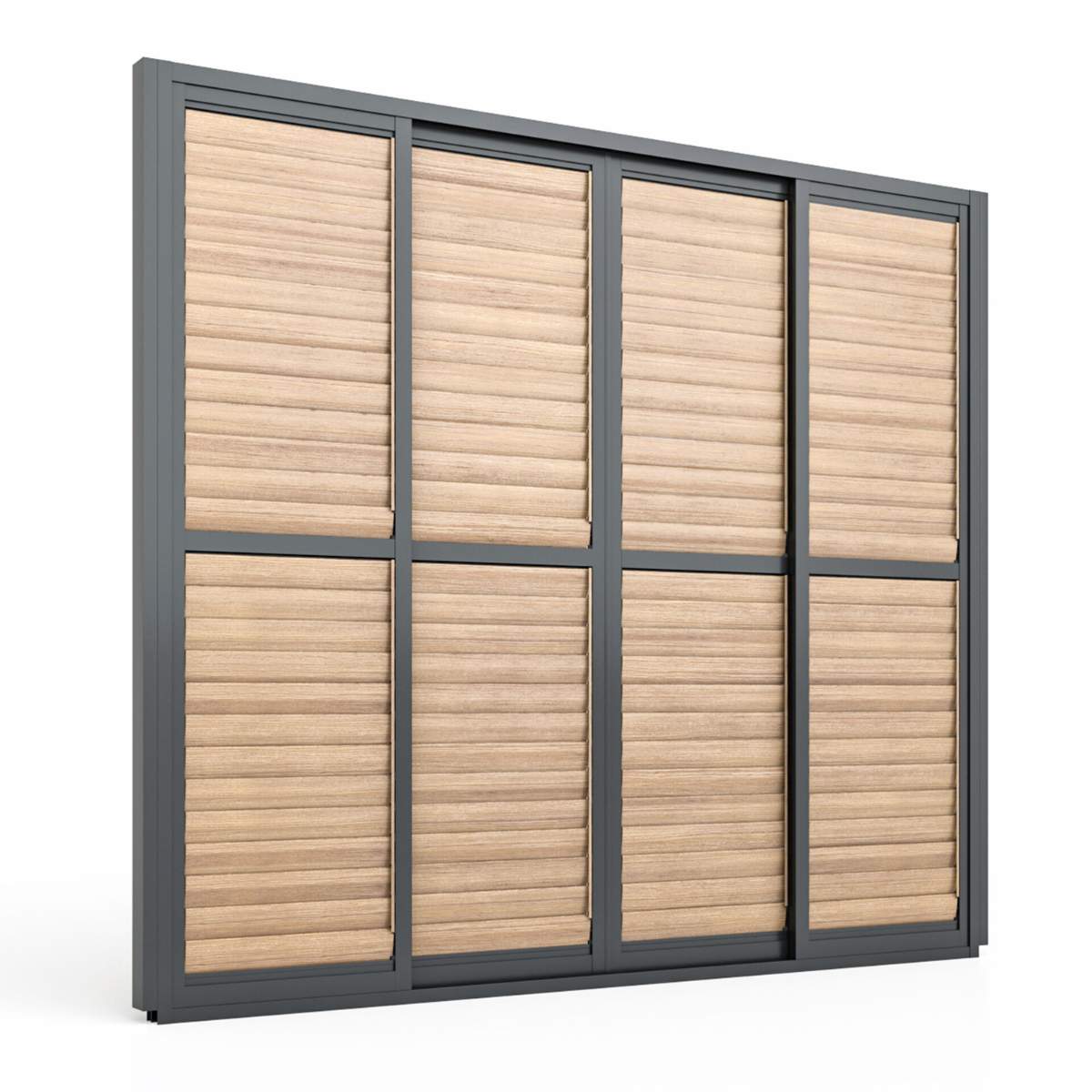 Maze - Eden Pergola Sliding Louvre Panel Door