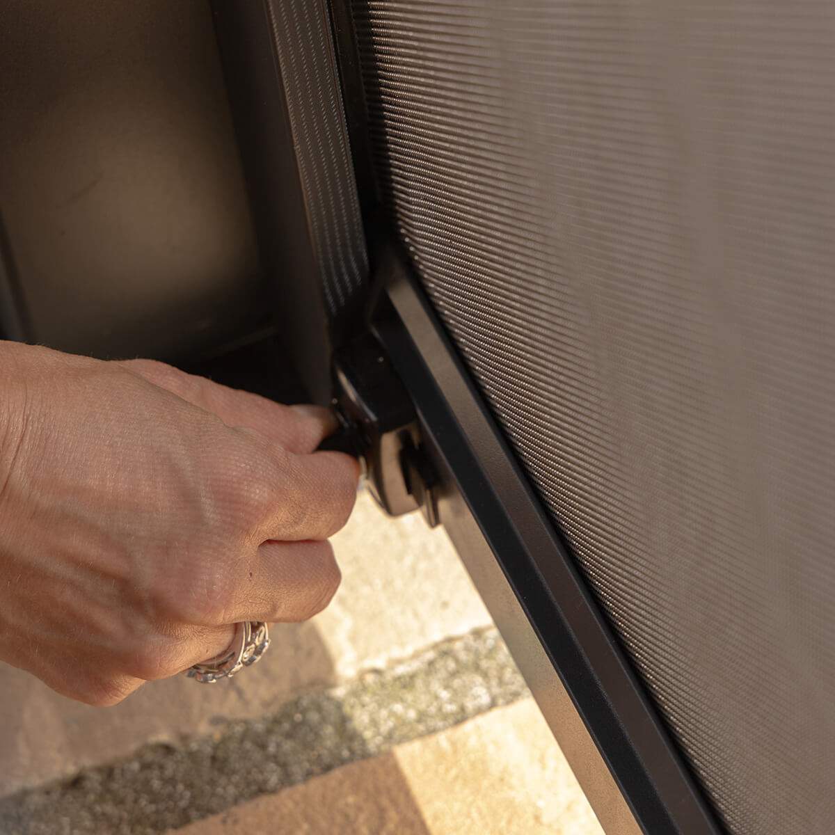 Maze - Eden Pergola Textilene Privacy Blind (3m)