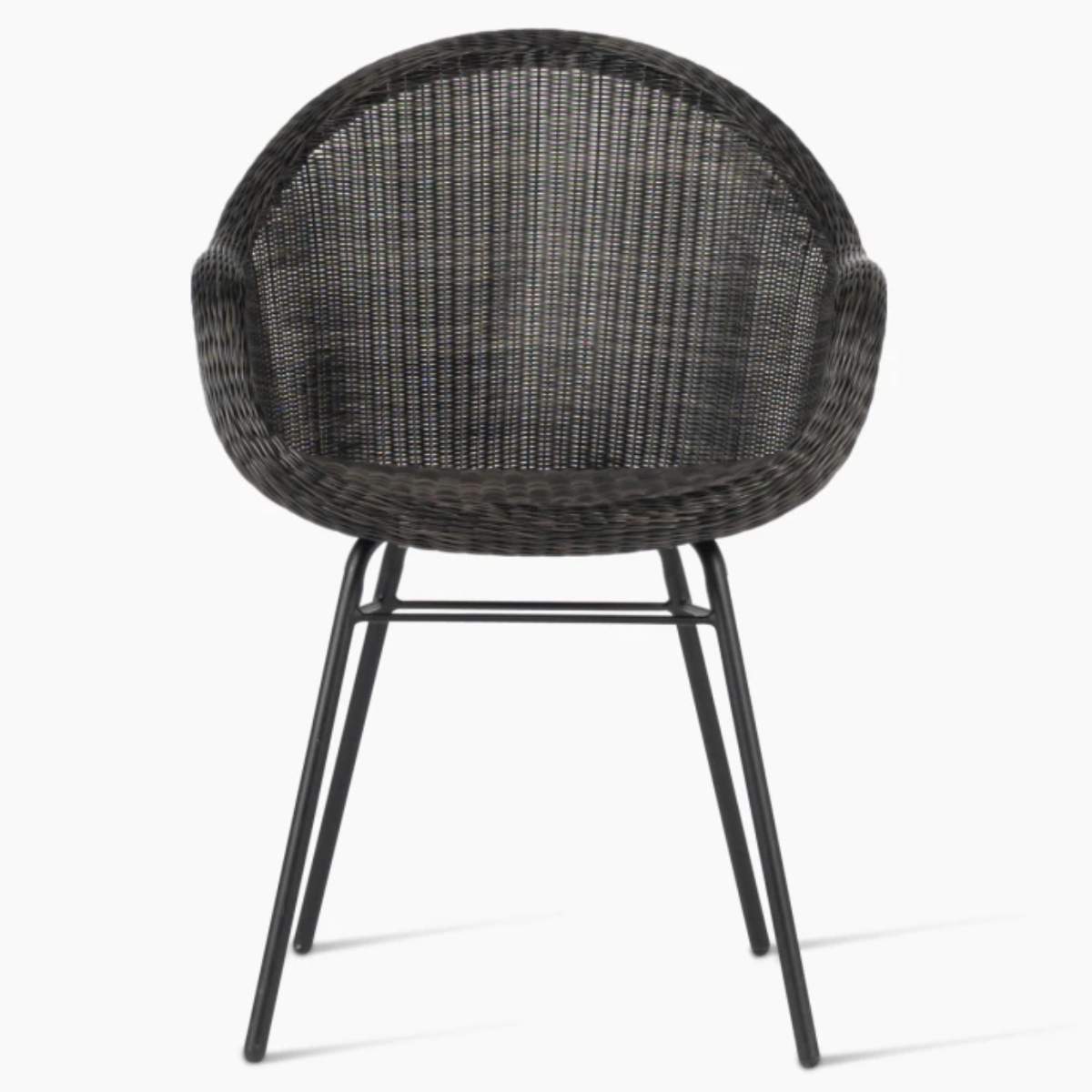 Vincent Shepherd Edgard Outdoor Dining Chair Steel A Base